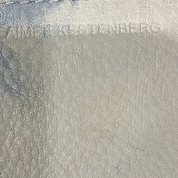 Aimee Kestenberg Leather Blue Tie-Dye Western Buckle Handbag/ Shoulder Bag - Picture 10 of 10